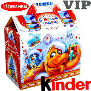Сладкий подарок на Новый Год в жестяной упаковке весом 1200 грамм по цене 1762 руб в Обояни