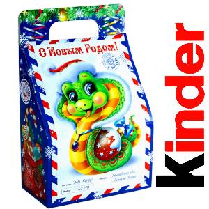 Детский подарок на Новый Год в жестяной упаковке весом 335 грамм по цене 1312 руб в Обояни