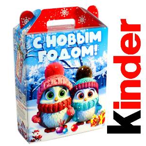 Детский подарок на Новый Год в жестяной упаковке весом 830 грамм по цене 3297 руб в Обояни